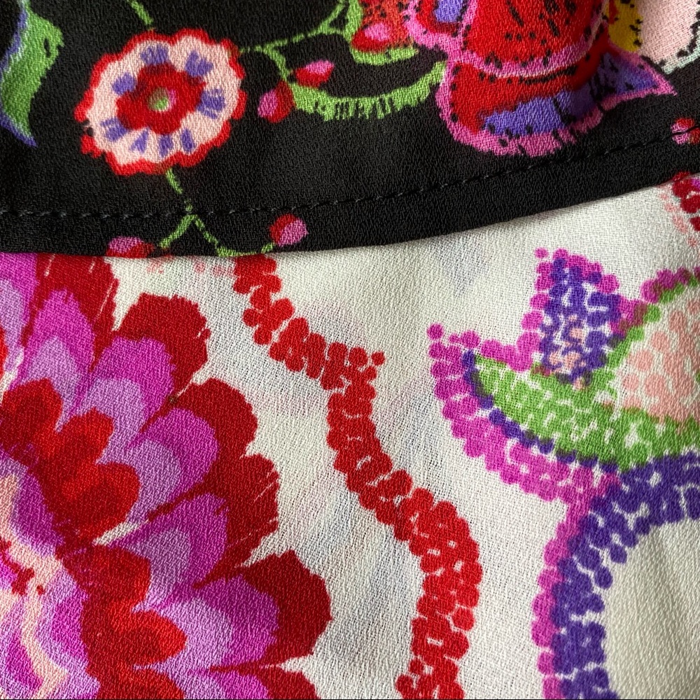 Francesca’s One Shoulder Floral Ruffle Top - Picture 11 of 16